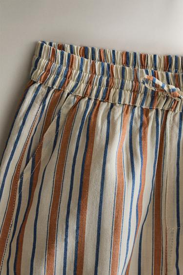 PANTALON DE PLAGE ENFANT À RAYURES - Tuile de Zara - Image 1