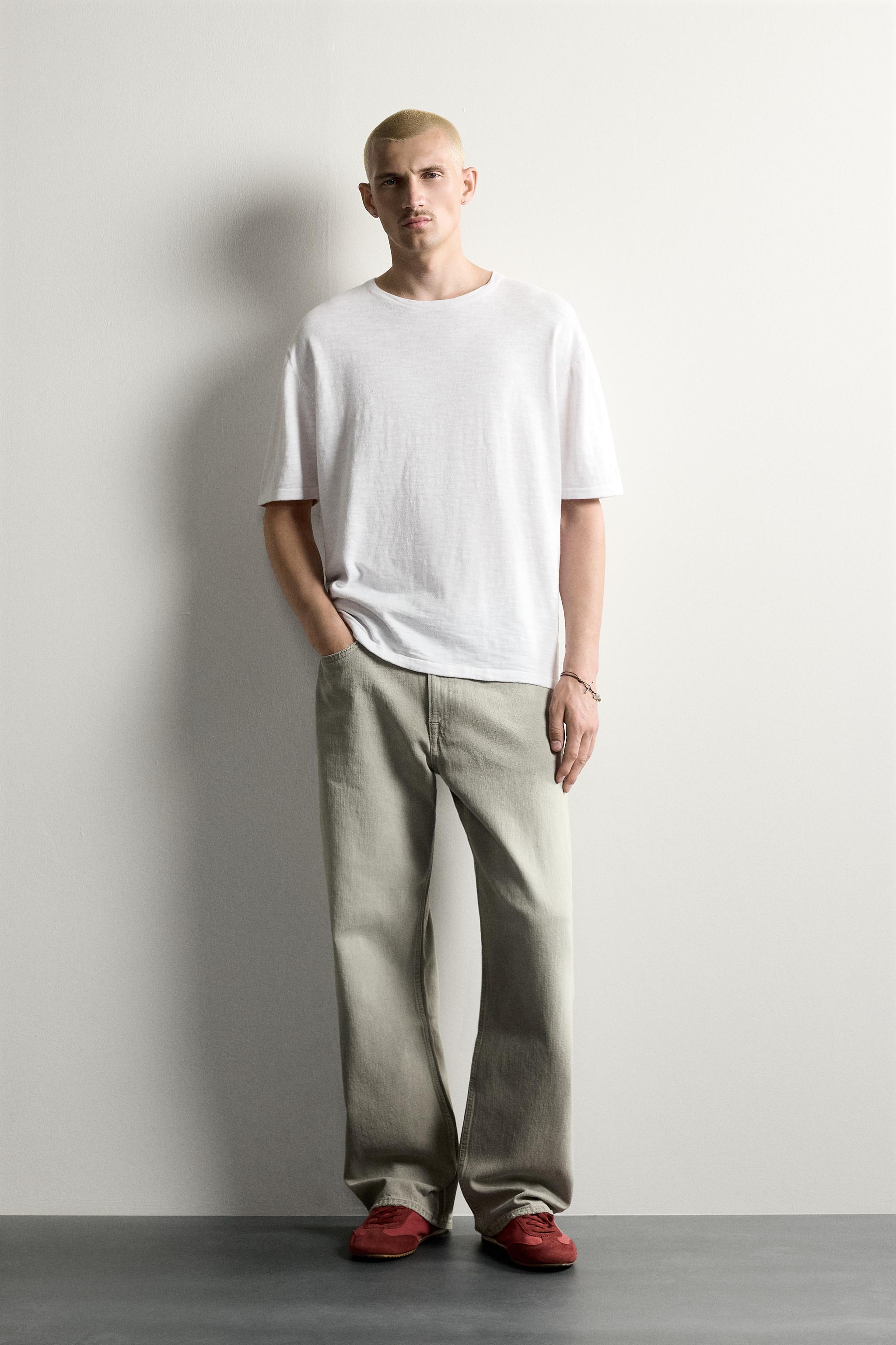 テクスチャーニットTシャツ - ホワイト | ZARA Japan / 日本