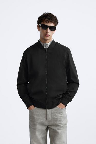 JAQUETA BOMBER LEVE - Preto da Zara