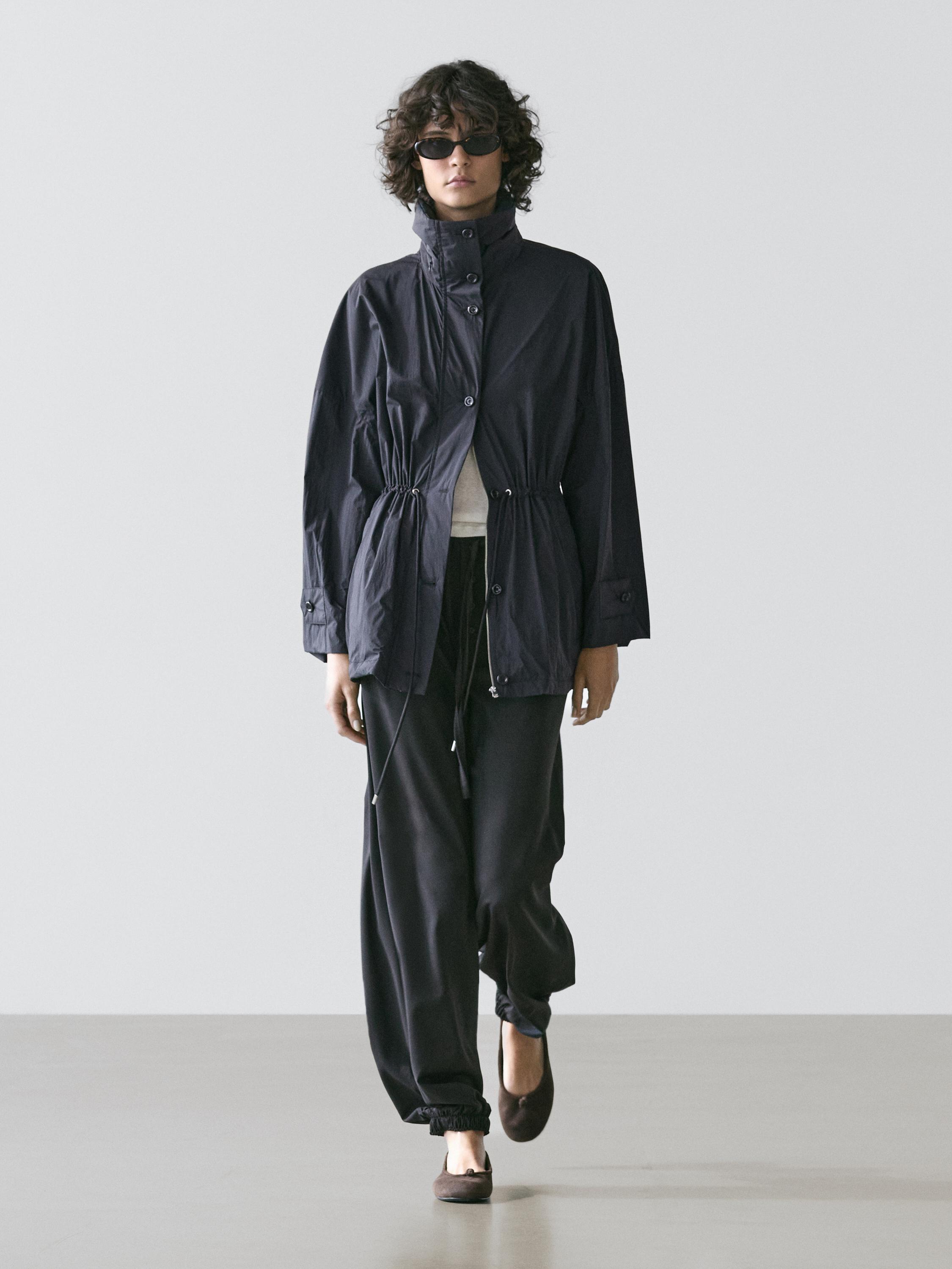 Parka en tissu technique