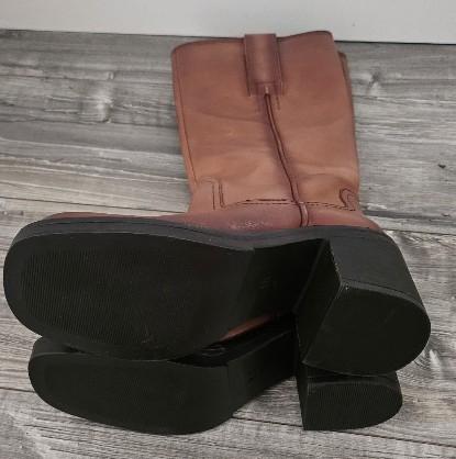 LEATHER HIGH-HEEL BOOTS WITH PULL TABS - Image 4