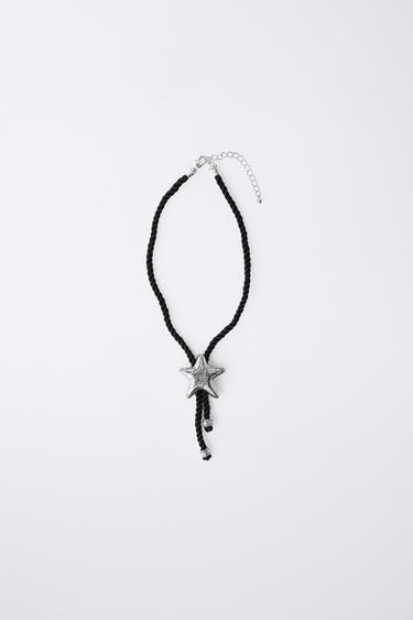 COWBOY STAR NECKLACE - Silver by Zara