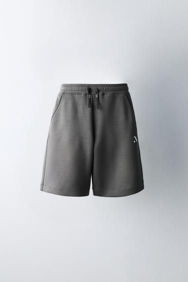 BERMUDA SPORTY CON MODAL - Gris antracita de Zara