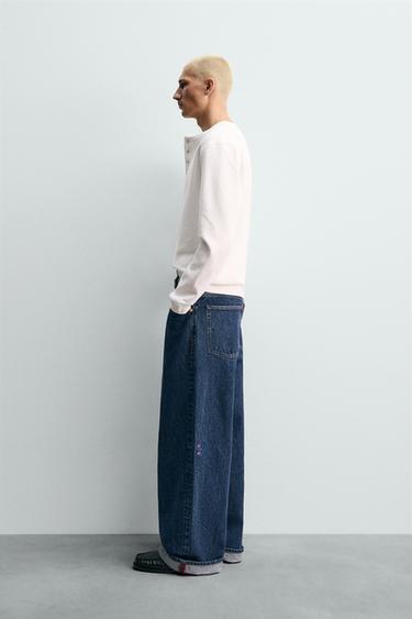 JEAN BAGGY FIT CHAMPION ® X ZARA - Bleu de Zara - Image 3