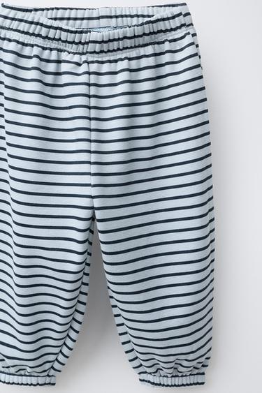 ENSEMBLE SWEAT-SHIRT ET PANTALON JOGGER À RAYURES - Bleu moyen de Zara - Image 5