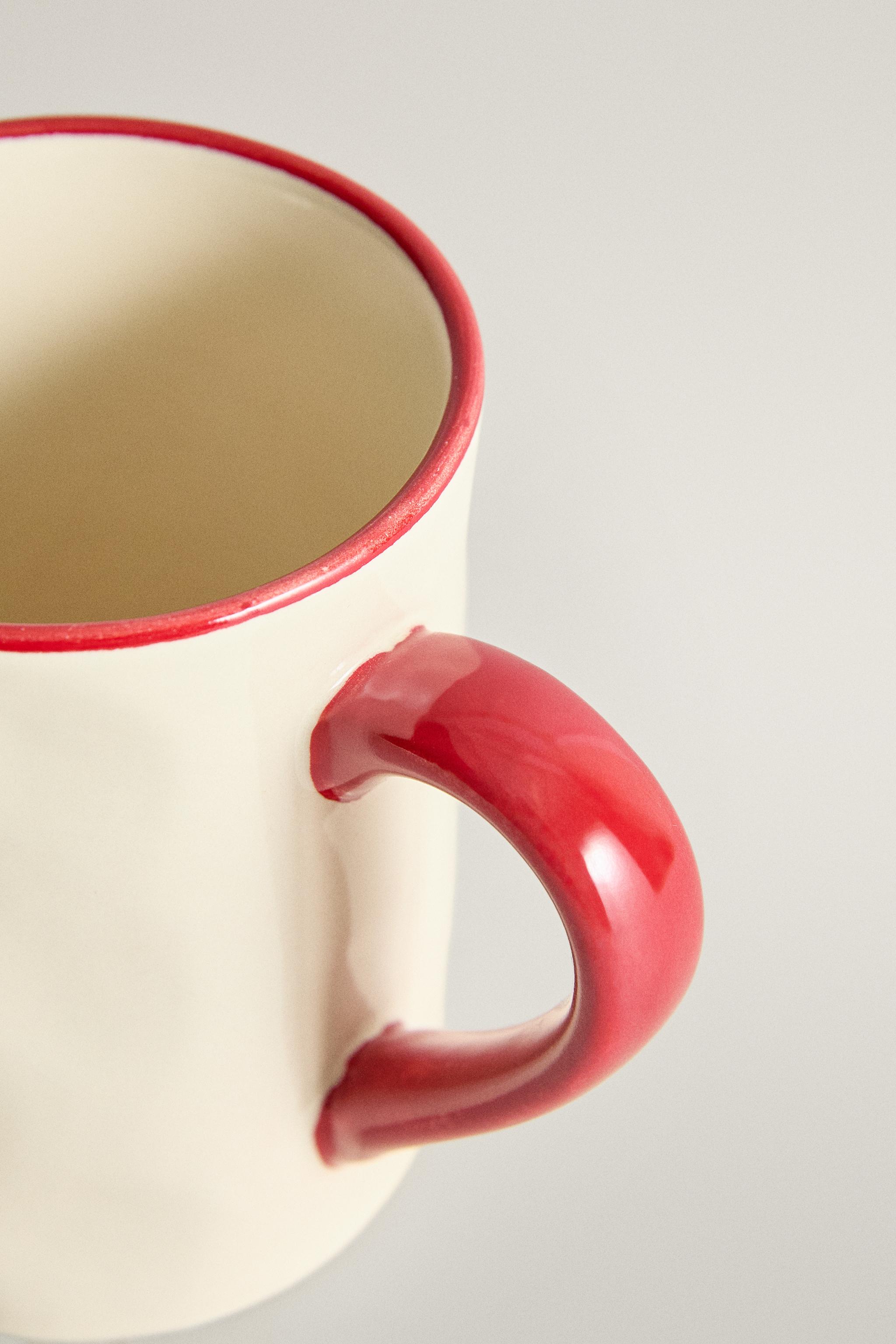 TASSE CÉRAMIQUE CŒUR NOËL