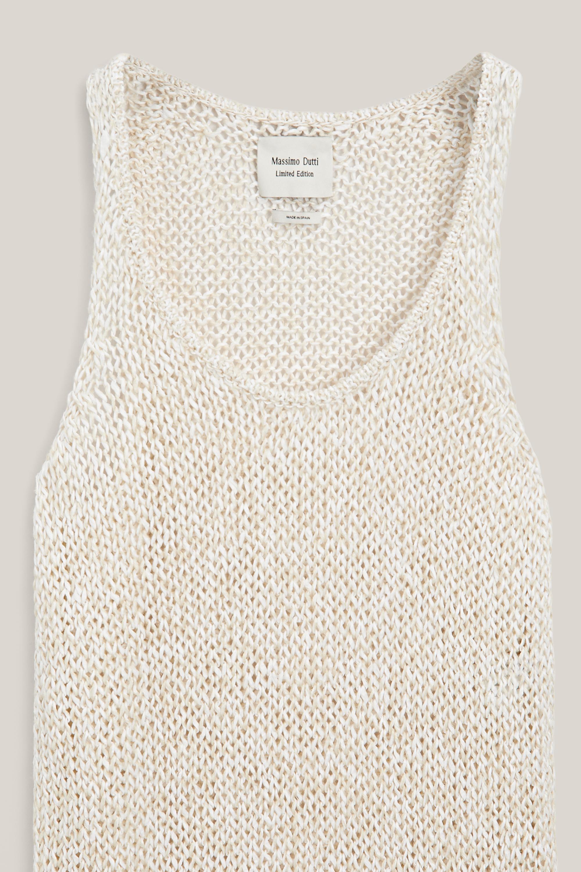 Top long en maille ajourée - LIMITED EDITION