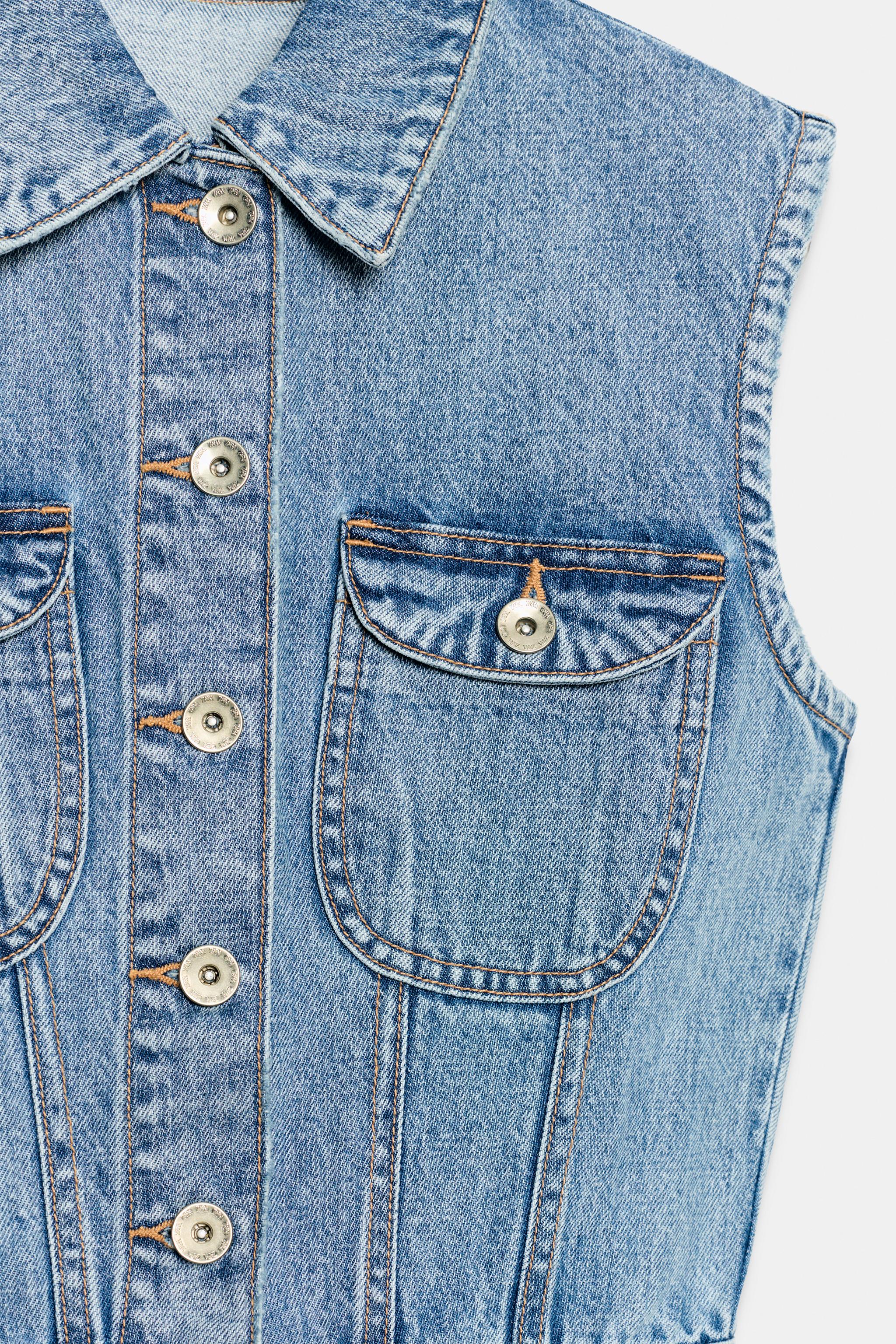 Z1975 BALLOON LEG DENIM JUMPSUIT