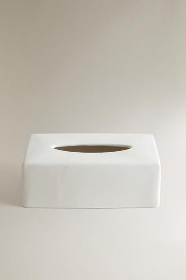 RECHTECKIGE KOSMETIKTUCHBOX AUS KERAMIK - Cremefarben von Zara - Bild 0