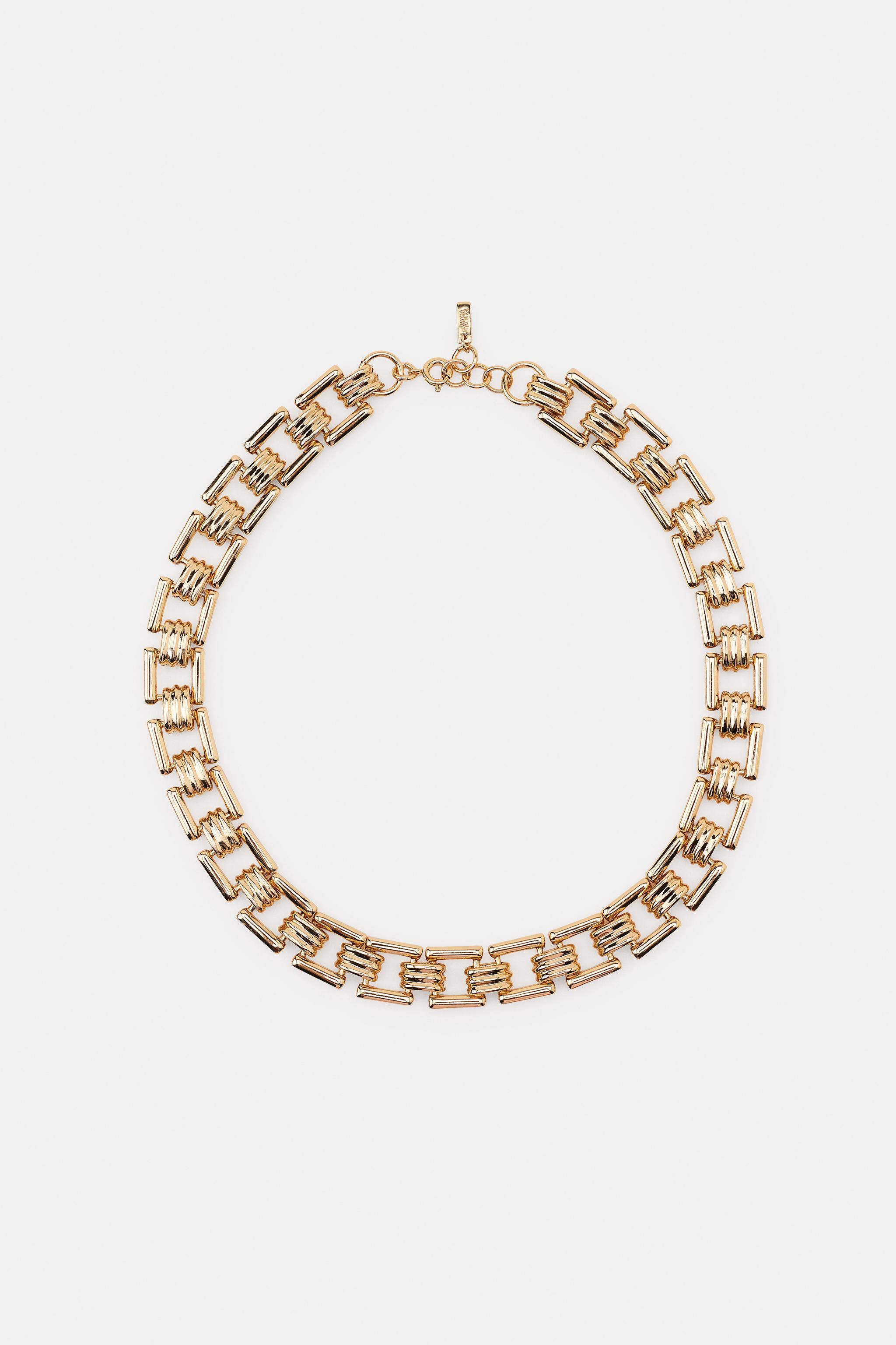 METAL LINK NECKLACE — Golden (alternate view)