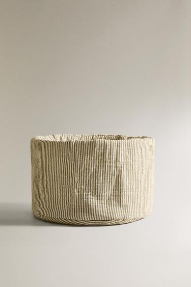 ΡΙΓΕ ΣΤΡΟΓΓΥΛΗ ΒΡΕΦΙΚΗ ΘΗΚΗ ΟΡΓΑΝΩΣΗΣ ΑΠΟ ΟΡΓΑΝΤΖΑ - Πράσινο του Zara