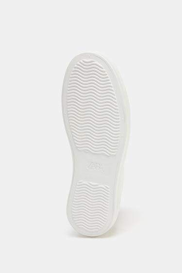 SNEAKERS WITH TOPSTITCH DETAIL - White by Zara - Image 7