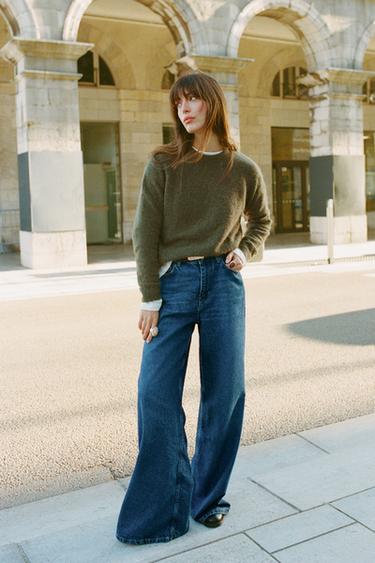 Z1975 WIDE LEG HIGH-RISE JEANS - Blue by Zara - Image 0