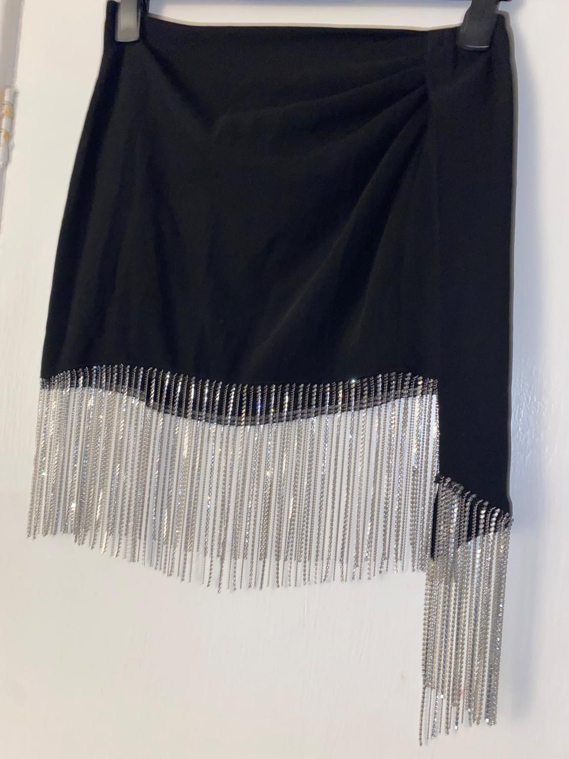 RHINESTONE FRINGE SKIRT - LIMITED EDITION - Image 2