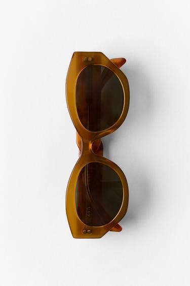 Zara 貓眼太陽眼鏡 - 蜜糖色