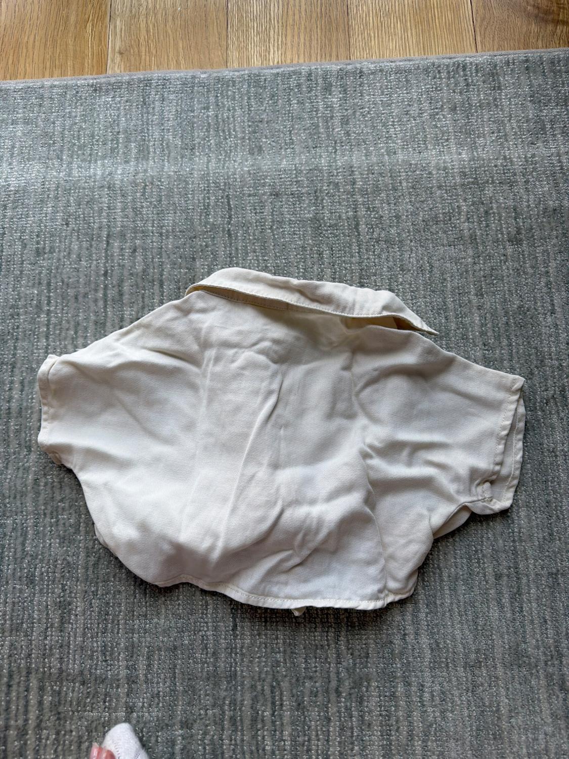 ECRU TIE BLOUSE - Image 5