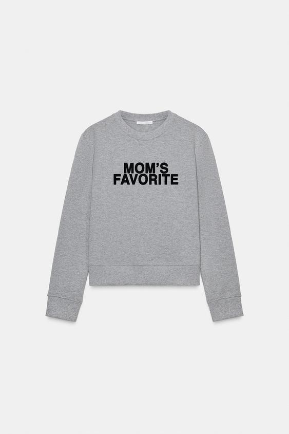 FRONT TEXT SWEATSHIRT
