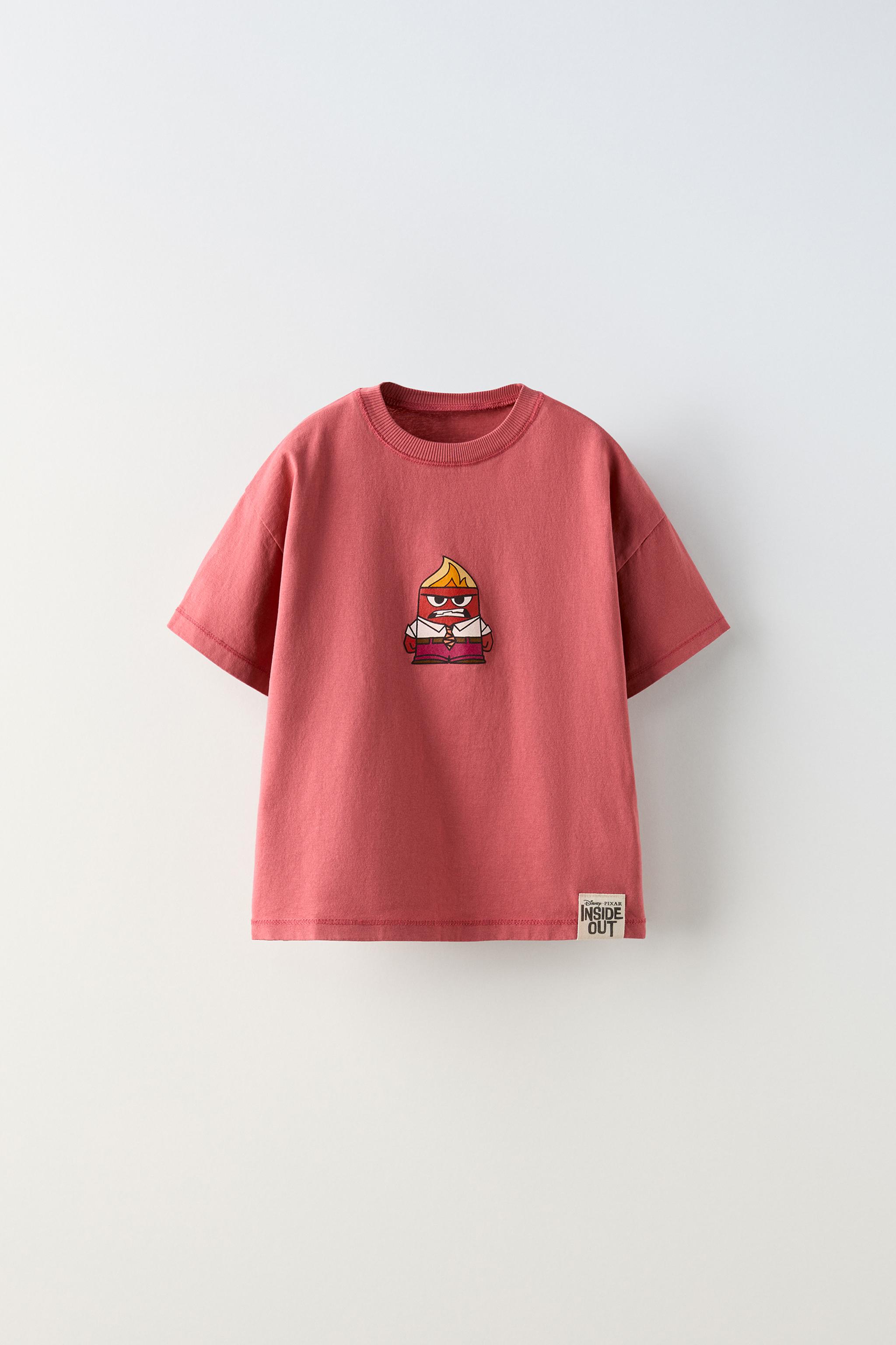 INSIDE OUT © DISNEY キャラクター Tシャツ - ストロングレッド | ZARA Japan / 日本