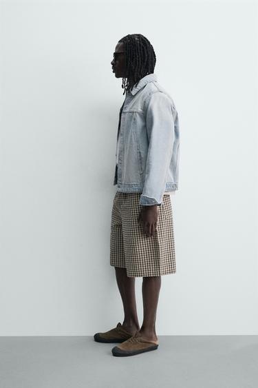 VESTE EN JEAN BASIQUE - Bleu clair de Zara - Image 3