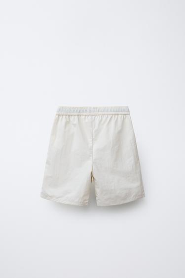 TECHNICAL BERMUDA SHORTS - Ecru by Zara - Image 1