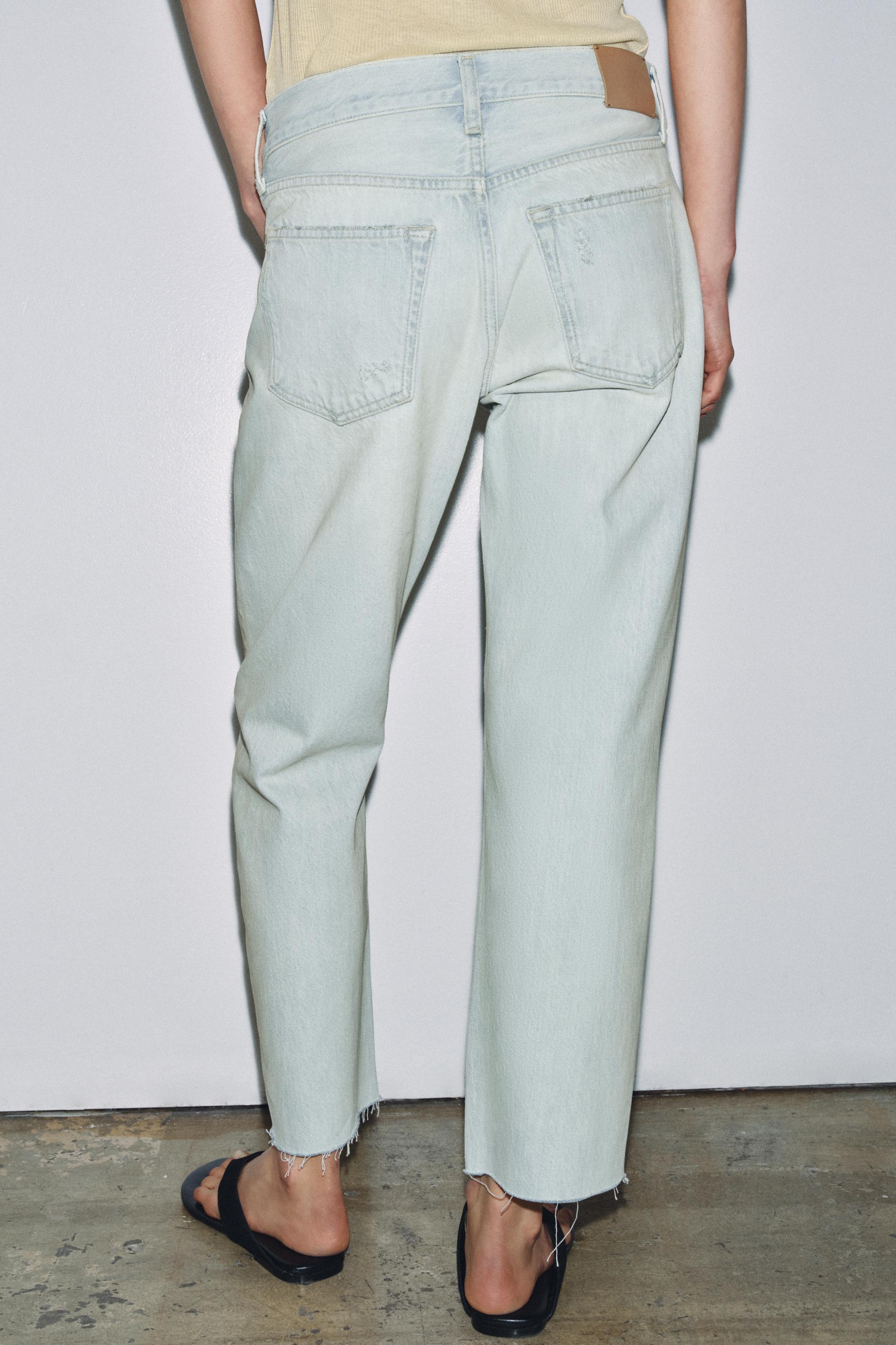 ZW COLLECTION DISTRESSED ORTA BEL STRAIGHT JEAN - Görsel 5