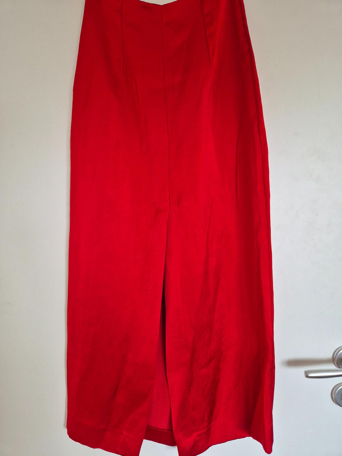 STRAIGHT SATIN SKIRT - Image 2