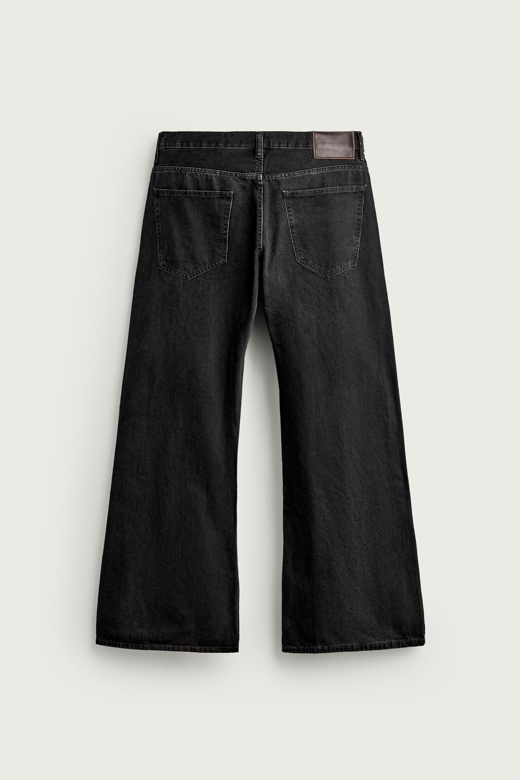 バレル flare フィットデニム - ブラック | ZARA Japan / 日本