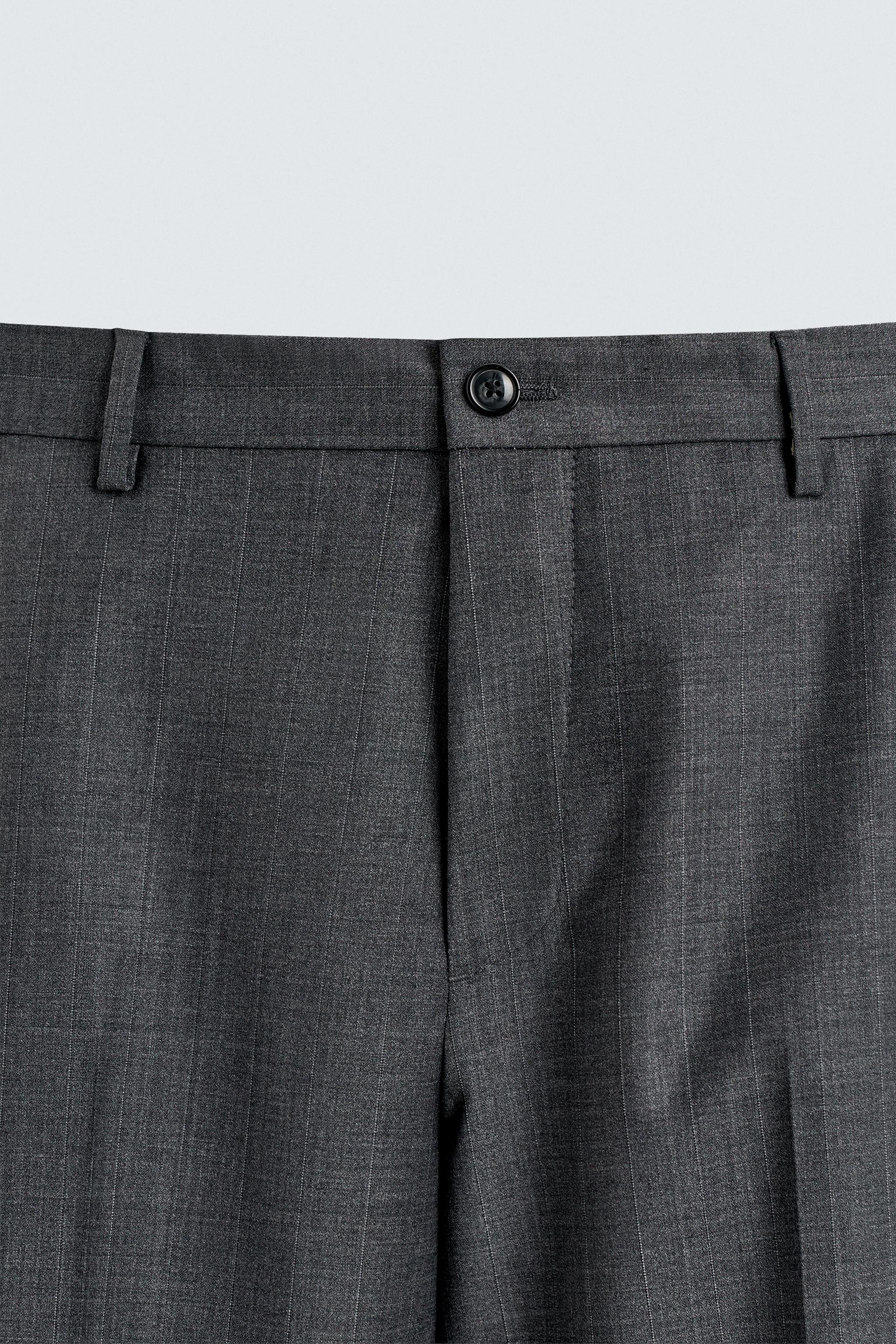 PANTALON DE COSTUME À RAYURES