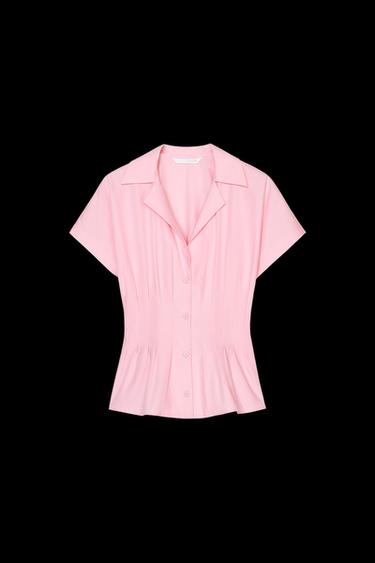 TAILLIERTES HEMD – ZW COLLECTION - Neonrosa von Zara - Bild 0