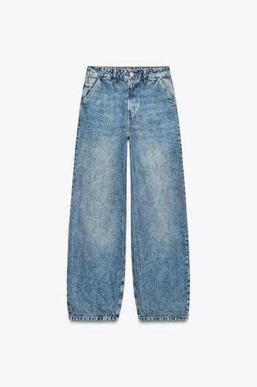 JEANS TRF BOLSILLOS - Azul de Zara - Imagen 0