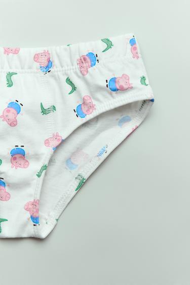2-6 VJEÇ/ PAKO TRI PALË MBATHJE PEPPA PIG ™ - I bardhë nga Zara