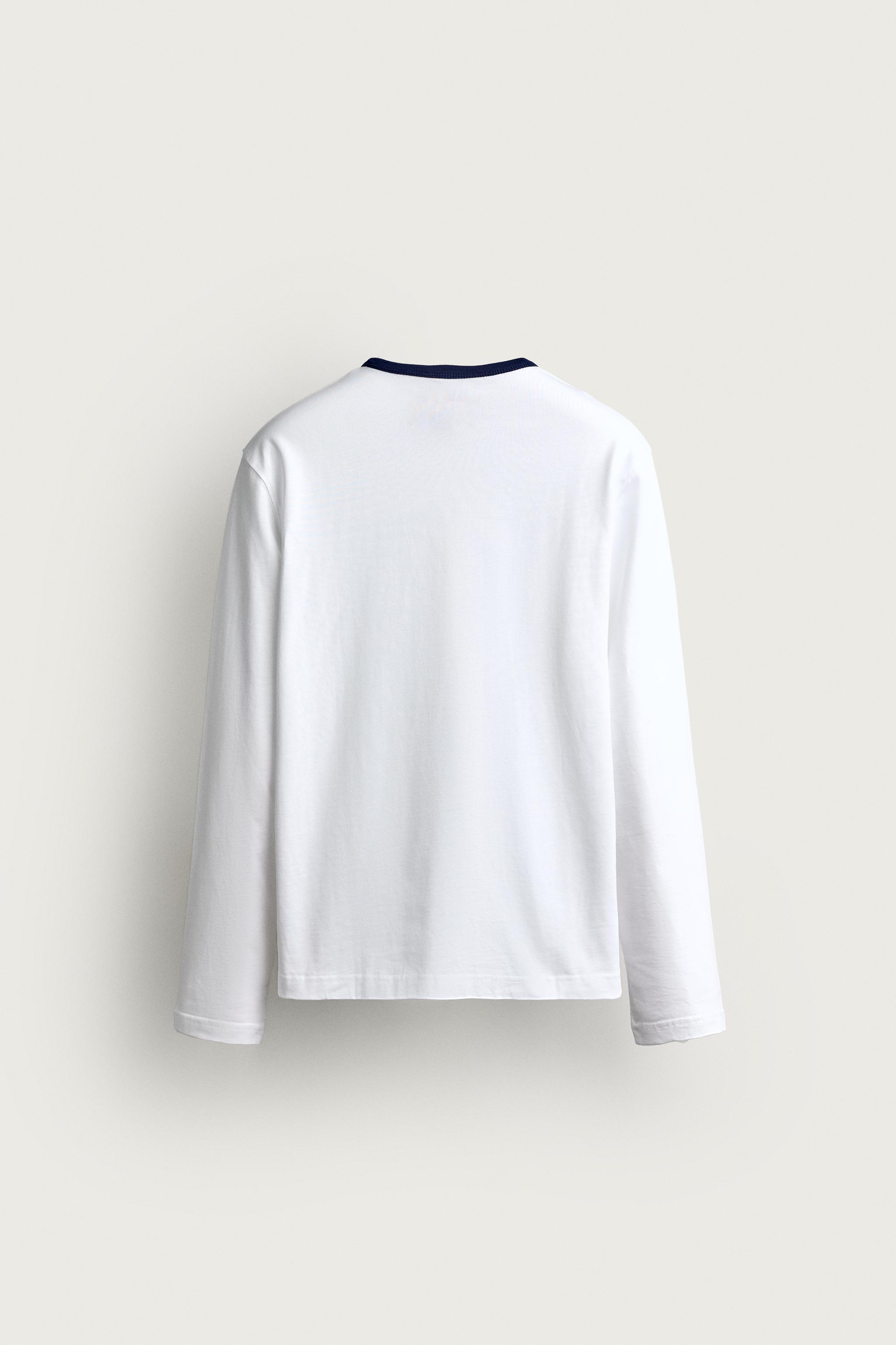 T-SHIRT CONTRASTE 0FR. PARIS X ZARA