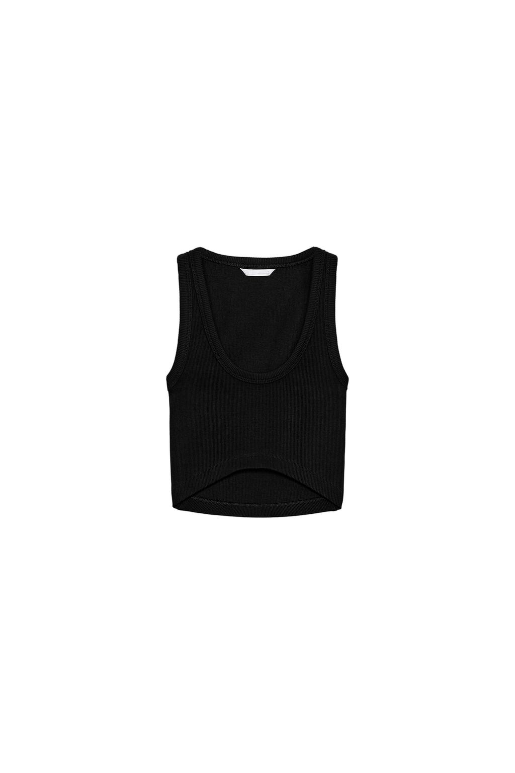 RIB CROP TOP - image 3
