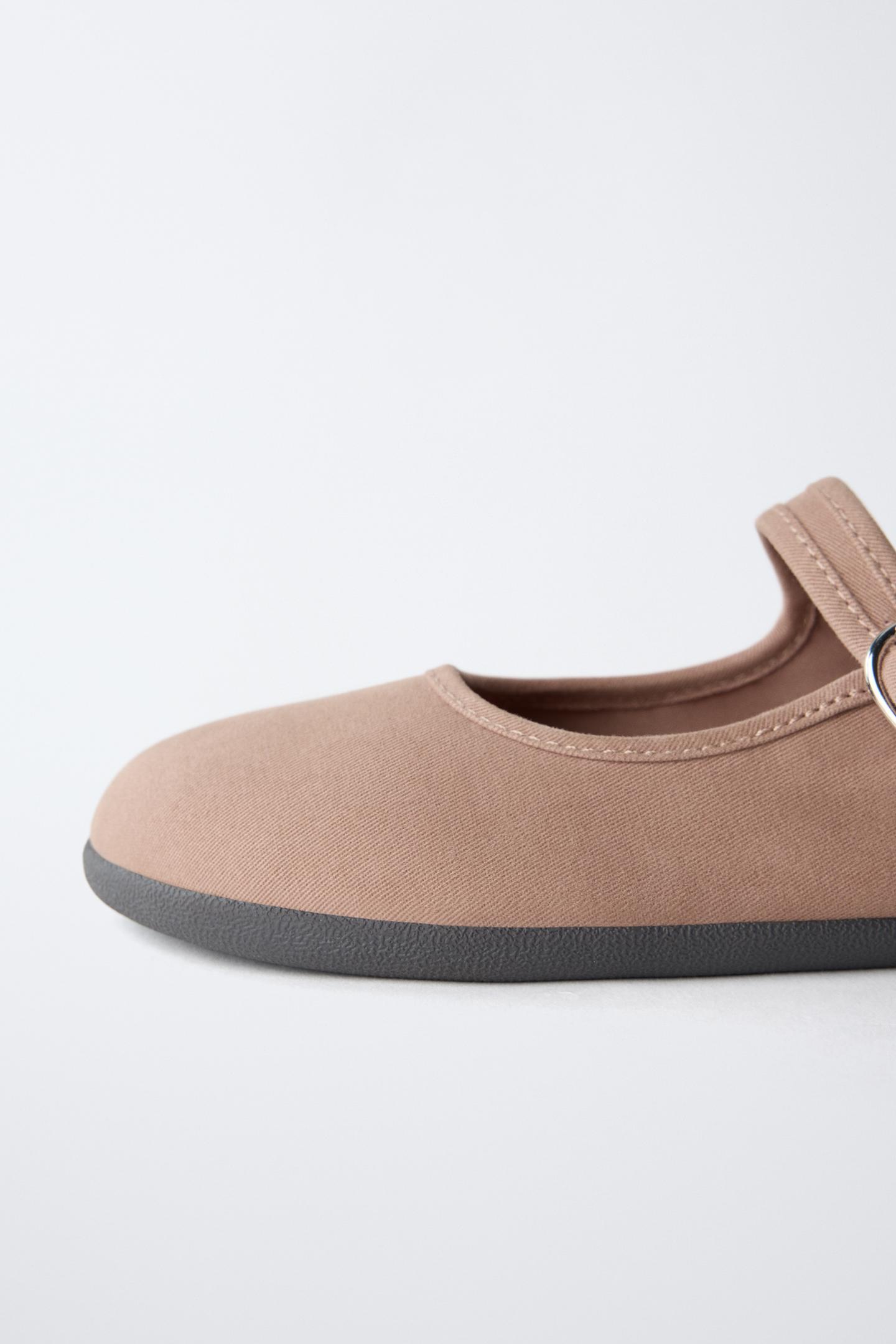 Детские балетки Zara Barefoot Ballet Flats, цвет: Розовый — фото 5
