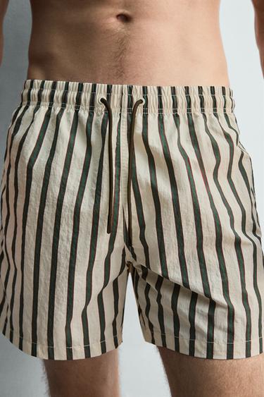 STRIPED SWIMMING TRUNKS - Multicoloured by Zara - Image 5