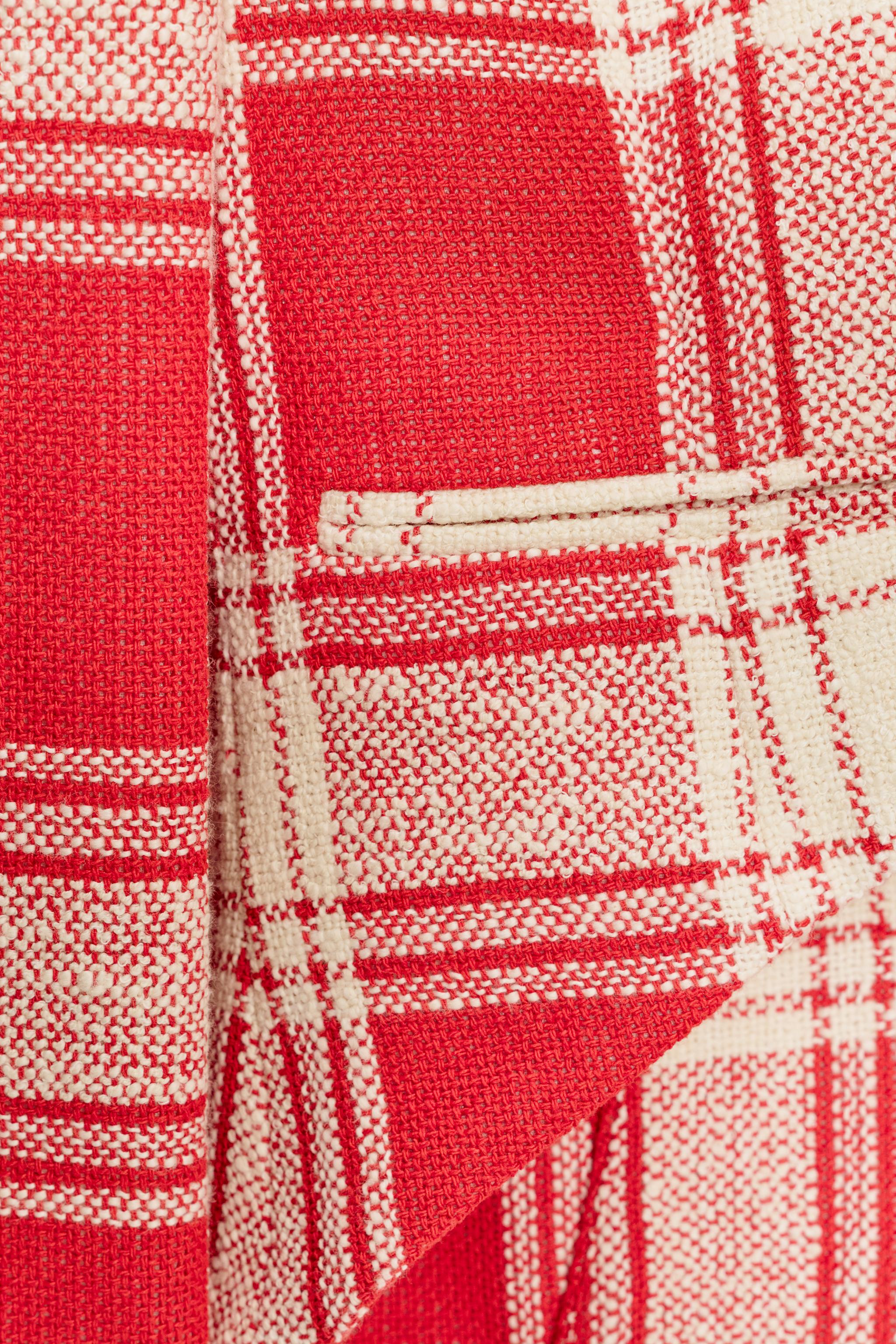 FITTED PLAID JACKET ZW COLLECTION