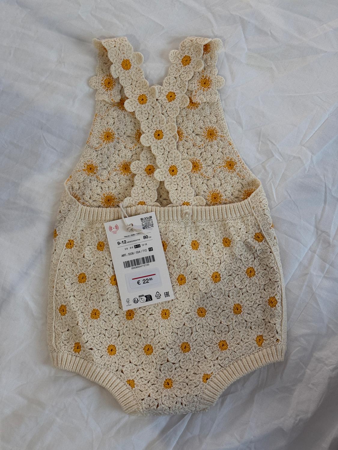 PLAIN CROCHET DAISY ROMPER - Image 2