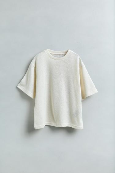 CAMISETA PUNTO - Crudo de Zara