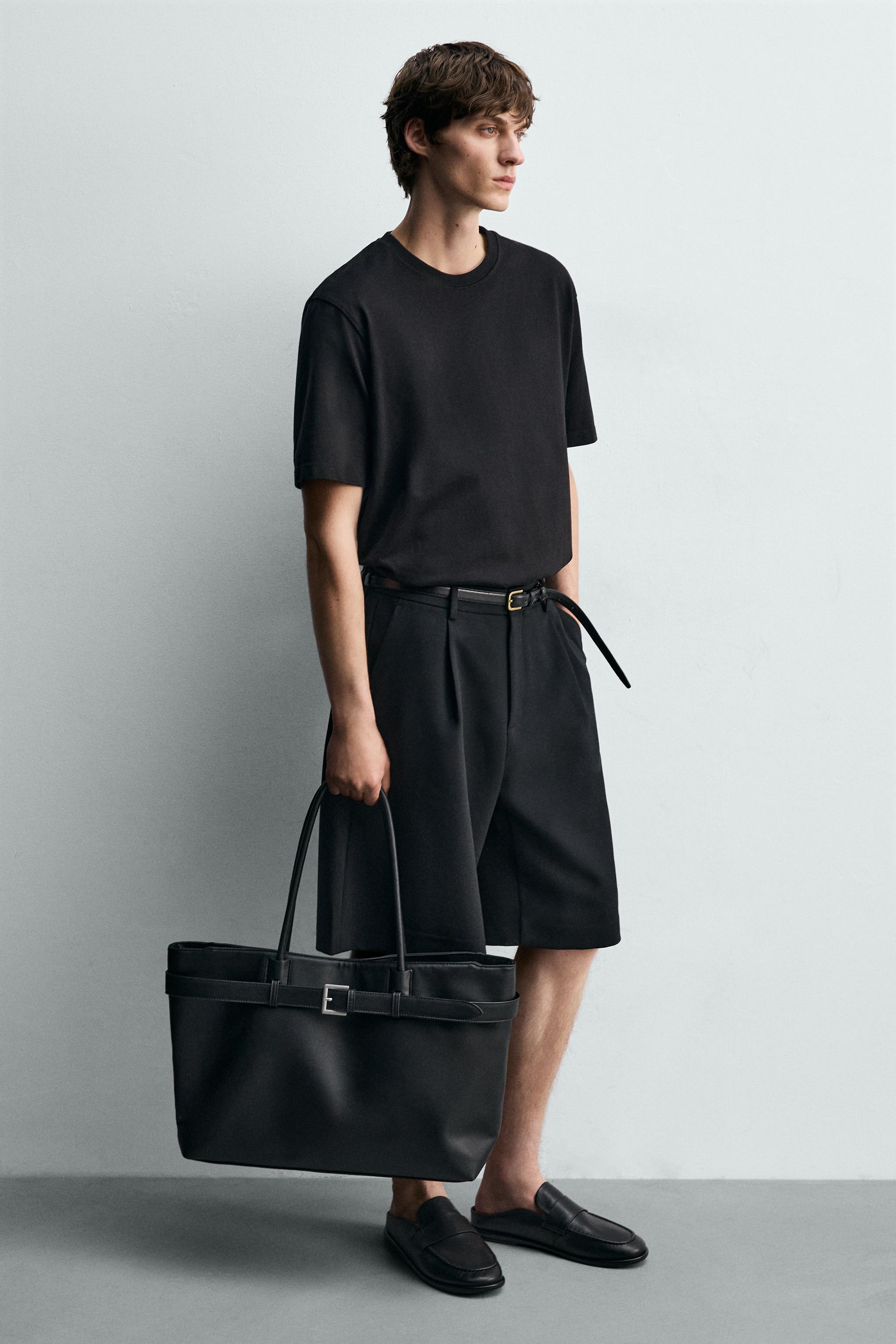 BELT DETAIL SHOPPER BAG