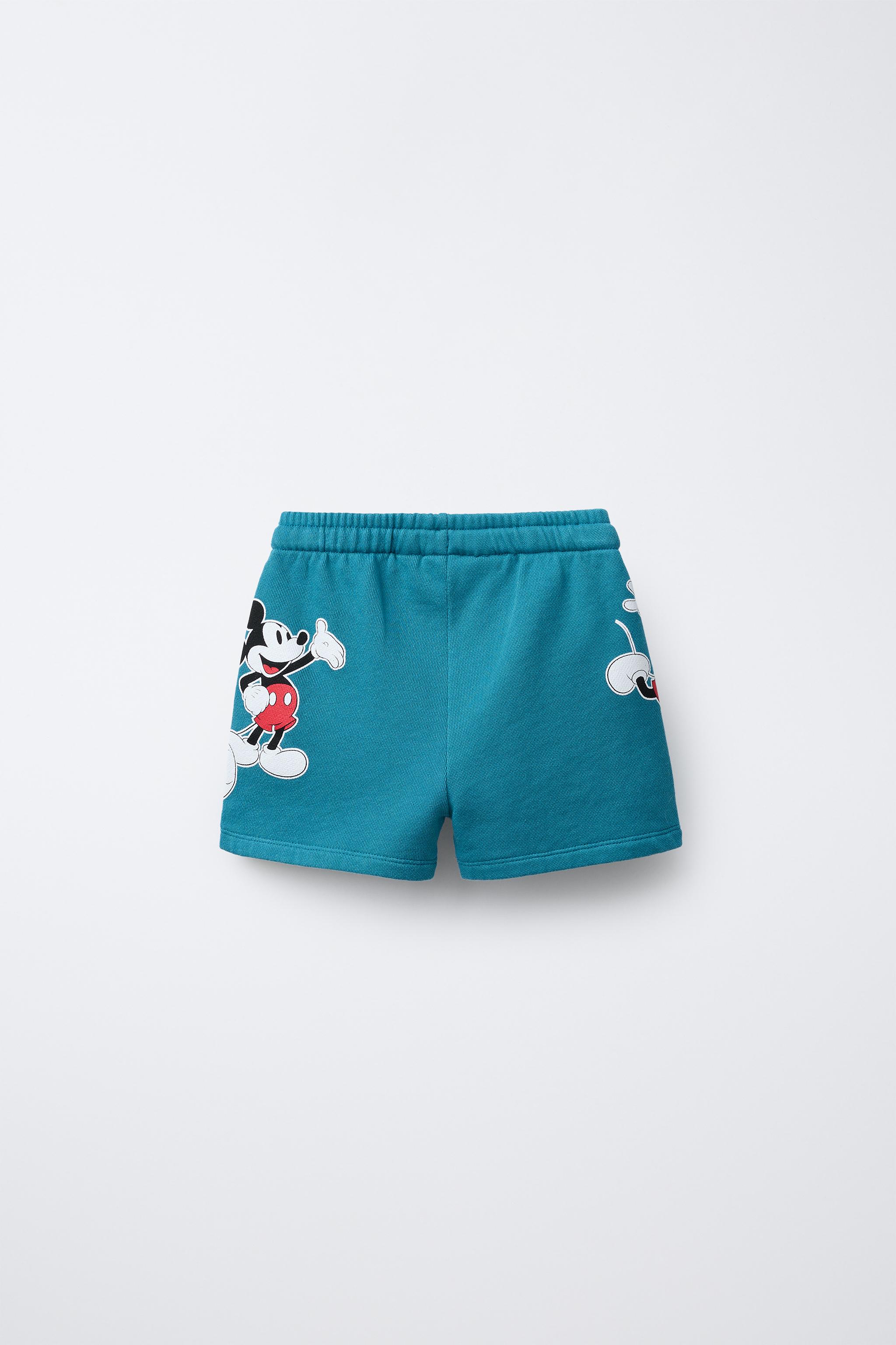 ✴︎mickey✴︎ MICKEY MOUSE © DISNEY PLUSH SHORTS - Light petrol blue
