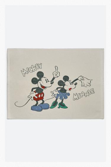Zara KIDS’ MICKEY & MINNIE ©DISNEY BATH MAT - Light beige