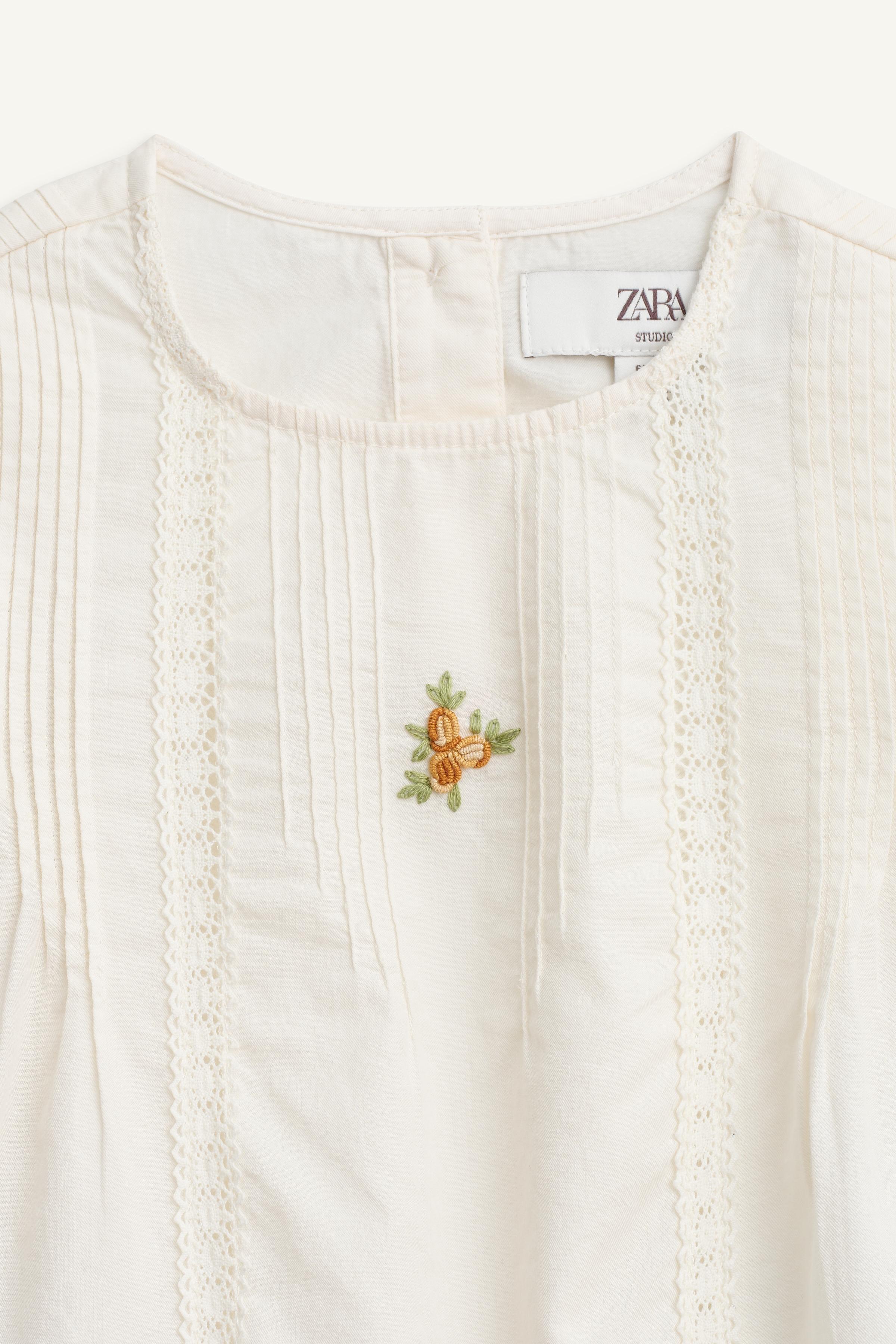 BLOUSE BRODÉE À FLEURS ÉDITION LIMITÉE