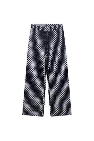 RETRO JACQUARD TROUSERS