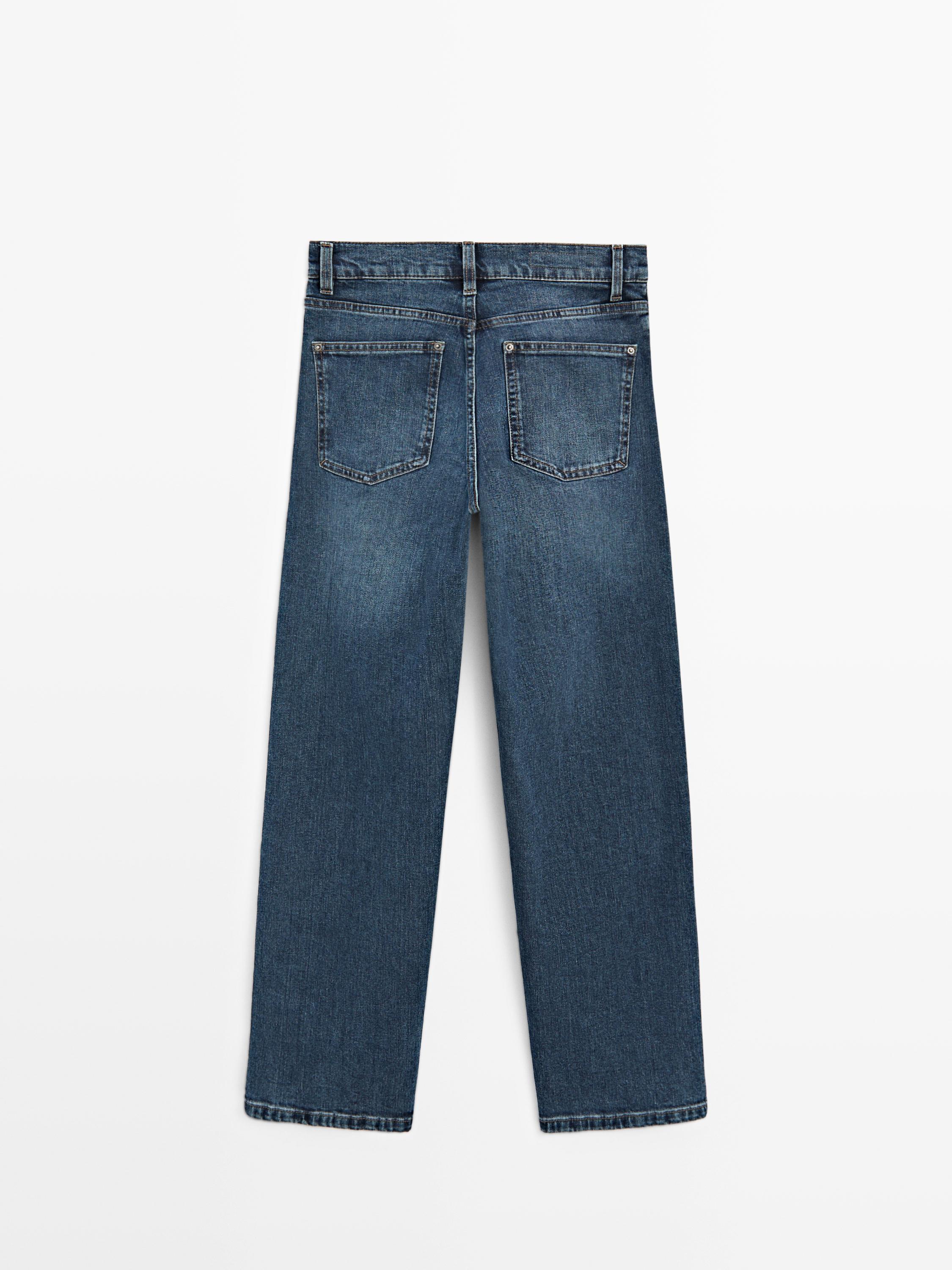 Jean straight taille moyenne