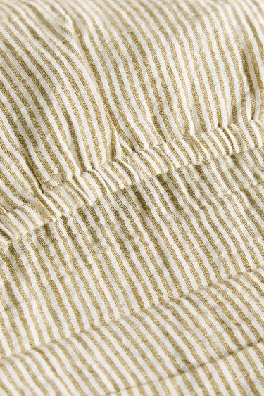 STRIPED MUSLIN WIPE HOLDER - Green by Zara - Image 4