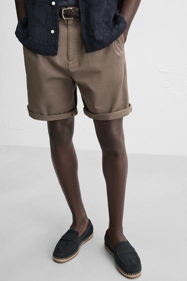 ESPADRILLES MOCASSINS EN CUIR - Bleu de Zara - Image 2