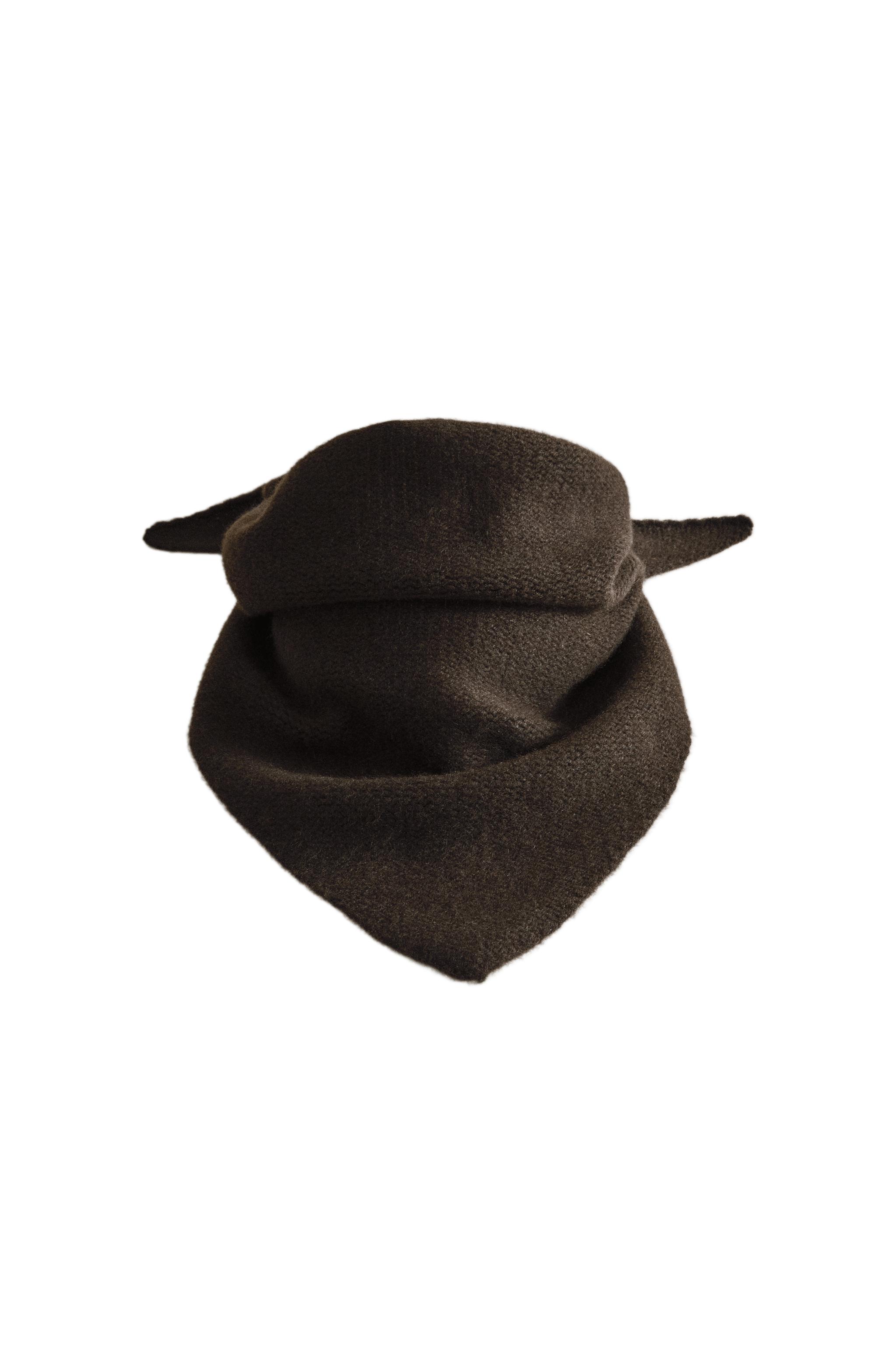CASHMERE BANDANA - Dark brown | ZARA Canada