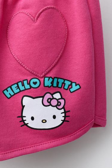 BERMUDA SHORTS WITH HEART POCKETS HELLO KITTY © SANRIO - Pink by Zara - Image 3