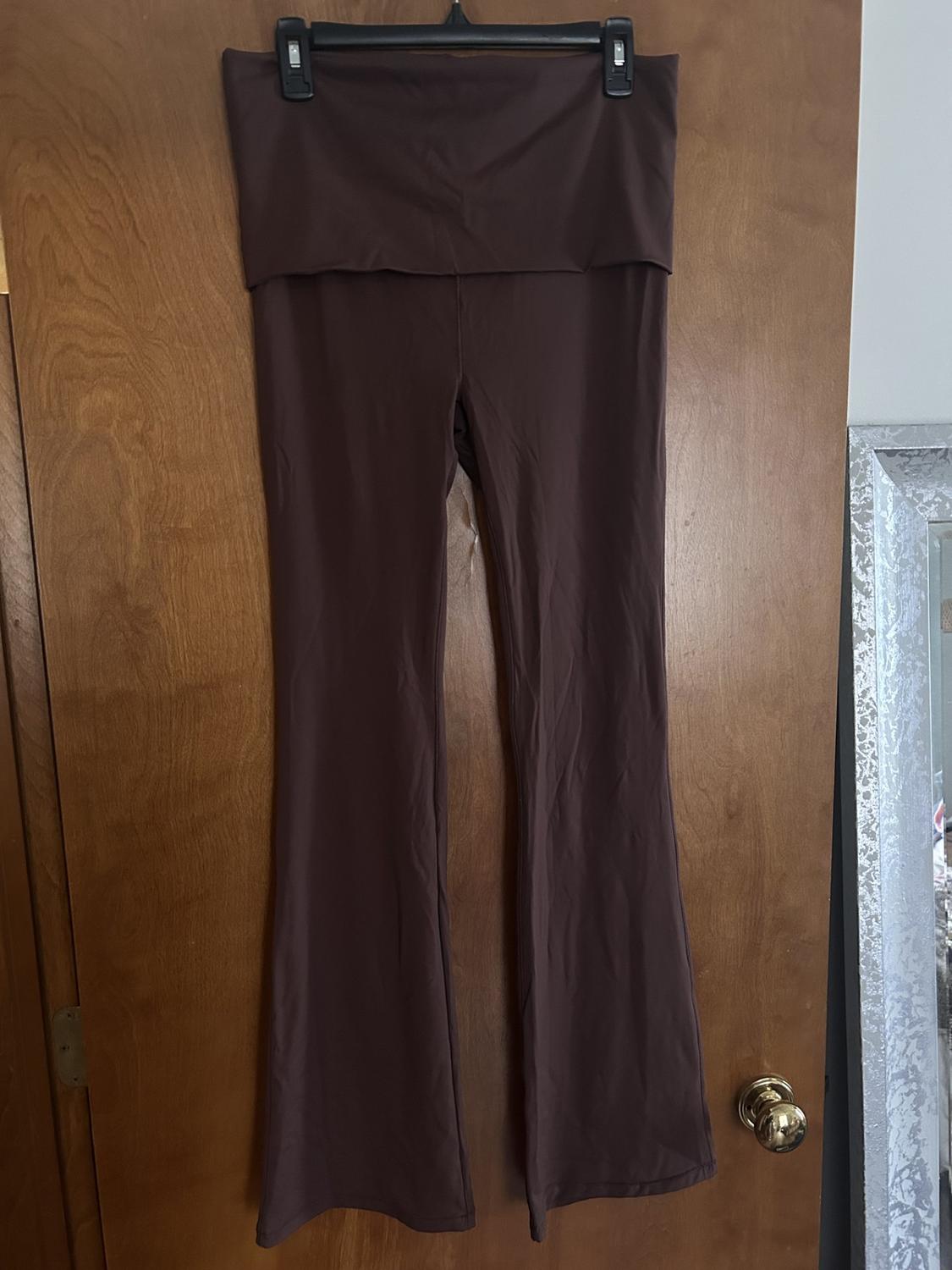 LEGGINGS FLARE POLIAMIDA STRETCH BODYCON