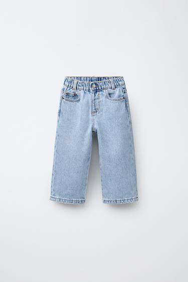 WIDE-LEG JEANS - Light blue by Zara - Image 0